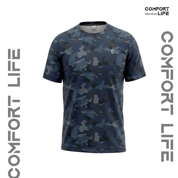Camo Design T Shirt
