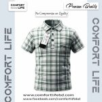 Check Design Boys Polo Shirt