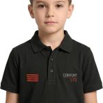 Boys Premium Polo Light Green